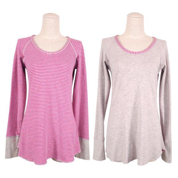 Lululemon Open Your Heart Long Sleeve Reversible Tee Sz 6 - Picture 1 of 6